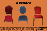  CHAISES VIP BLEUES ET ROUGES A VENDRE