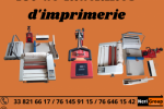  LOT DE MACHINES D'IMPRIMERIE A VENDRE