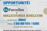 Terrains 300 mètres carrés à Malicounda  Terrains 300 mètres carrés à Malicounda