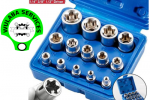 CAISSE A OUTILS DOUILLES ETOILEES 14 PIECES  CAISSE A OUTILS DOUILLES ETOILEES 14 PIECES