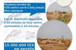 Terrains 450 mètres carrés à vendre à Saly Sé Terrains 450 mètres carrés à vendre à Saly Sé