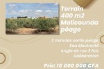 Terrain 400 mètres carrés à vendre à Malicound Terrain 400 mètres carrés à vendre à Malicound